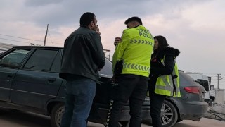 Yakıt almaya gelen alkollü sürücüye ceza yağdı