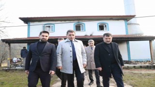 Yanan cami yeniden inşa edilecek