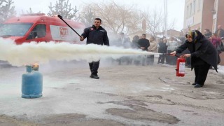 Yangına müdahalede “söndürme cihazı” vurgusu