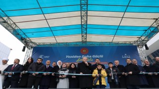 Yeşilyurt Belediyesinin yeni binası Cumhurbaşkanı Erdoğan tarafından açıldı