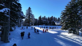 Yılbaşı tatilinde Ilgaz Dağına tatilci akını
