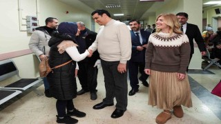 Yılmazdan hastane ziyareti