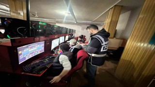 Yozgatta internet kafe ve oyun salonları denetlendi