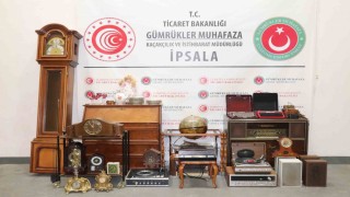 Yunanistandan Türkiyeye sokulmak istenen antika parçalara el konuldu