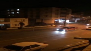 Zonguldakta otomobil sürücüsü drift atmak isterken kaza yaptı