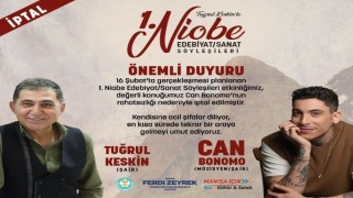 1. Niobe Edebiyat Sanat Söyleşilerine hastalık engeli