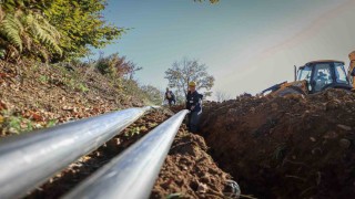 6 bin 500 metrelik yeni içme suyu hattında sona gelindi