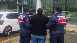 7 yıl 6 ay hapis cezası ile aranan şahıs jandarma tarafından yakalandı