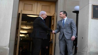 ABD Savunma Bakanı Hegseth, İsrail Başbakanı Netanyahuyu Pentagonda ağırladı