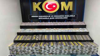 Adanada 7 bin 335 paket kaçak sigara ele geçirildi, 520 bin TLye el konuldu
