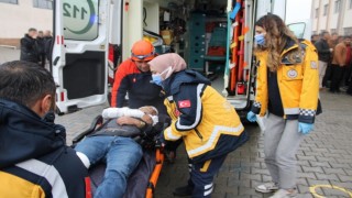 Adıyaman Ceza İnfaz Kurumunda yangın tatbikatı gerçekleştirildi