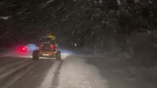 Adıyamanda ulaşıma kar engeli
