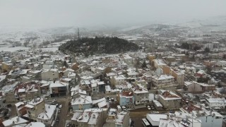Afyonkarahisarda kar yağışı etkili oldu