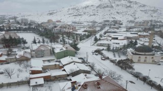 Afyonkarahisarda rakımı yüksek bir çok bölge kar altında kaldı