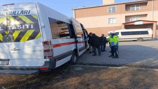 Akyakada öğrenci servisleri denetlendi
