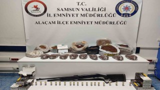 Alaçamda kaçak tütün mamülleri operasyonu
