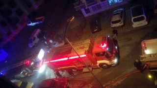 Ankarada 5 katlı binada korkutan yangın