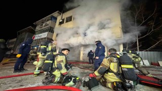 Ankarada gece saatlerinde yangın paniği
