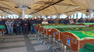 Ankarada karbonmonoksit gazından zehirlenerek ölen aile fertleri son yolculıklarına uğurlandı
