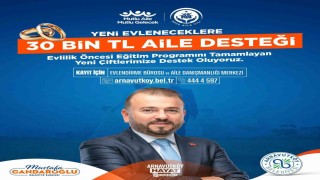 Arnavutköy Belediyesi’nden evlenecek çiftlere maddi destek