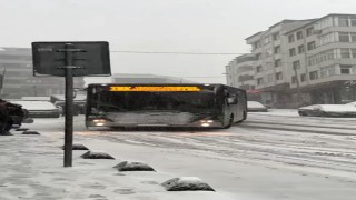 Arnavutköyde İETT otobüsü kaydı