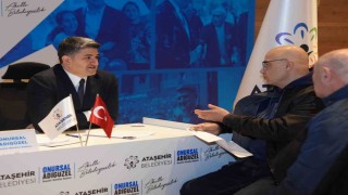 Ataşehirde ‘Halk Buluşmaları başladı: Başkan Adıgüzel vatandaşlarla bir araya geldi