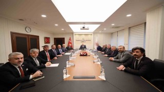 ATO Başkanı Baran başkanlığındaki heyet, Bakan Işıkhanı ziyaret etti