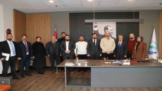 Aydın Gazeteciler Cemiyeti Başkanı Çetin, Başkan Arıkan ile görüştü