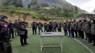 Aydında ormancılara silah eğitimi verildi