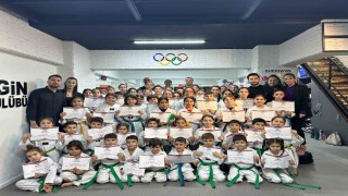 Aydında taekwondo dalında 2025 yılı birinci dönem kuşak sınavları yapıldı