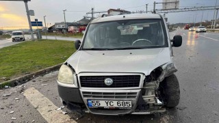 Bafrada trafik kazası: 3 yaralı