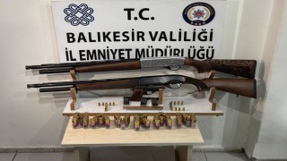 Balıkesirde silah operasyonu