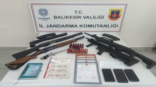 Balıkesirde suç örgütüne eş zamanlı operasyon