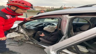 Balıkesirde trafik kazası: 1 yaralı