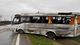 Balıkesirdeki servis kazasında yaralı sayısı 18e çıktı