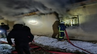 Başkalede yangın maddi hasara yol açtı