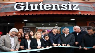 Başkan Akın, Balıkesirin ilk ve tek Glütensiz Kafe Marketini açtı