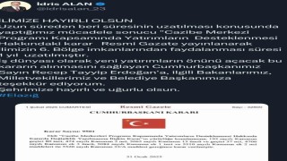 Başkan Alan müjdeyi verdi, 6 bölge teşvikleri bir yıl uzatıldı
