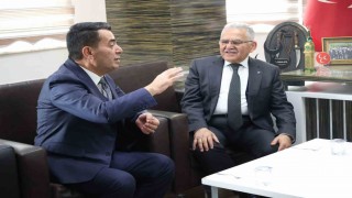 Başkan Büyükkılıçtan Bünyan Belediye Başkanı Metine ziyaret