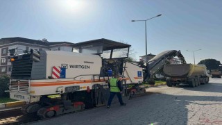 Başkan Çerçioğlu Nazillinin yollarını yeniliyor