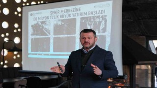 Başkan Çetinkaya yaptıkları ve yapacakları çalışmalar hakkında bilgi verdi
