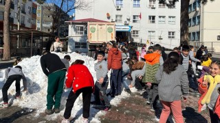 Başkan İba’dan Çocuklara Kar Sürprizi