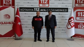 Başkan Kahveciden 112 Acil Çağrı Merkezine ziyaret