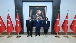Başkan Şahin, Vali Hüseyin Aksoyu makamında ziyaret etti