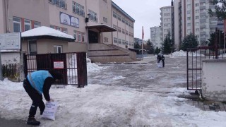 Başkan Tavlı: Öğrencilerimiz için karla mücadele çalışması yürüttük