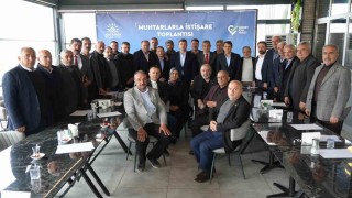 Başkan Tutdere, muhtarlarla istişare toplantısında bir araya geldi