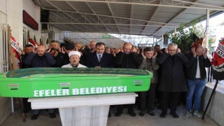 Başkan Yalçının babası son yolculuğuna uğurlandı
