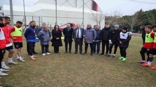 Başkan Yalımdan Uşakspor sporcularına ziyaret