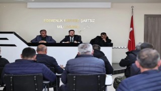 Başkanlar tütün üreticileriyle bir araya geldi