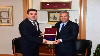 Başsavcı Üzeyir Karakülahtan Rektör Adıgüzele ziyaret
